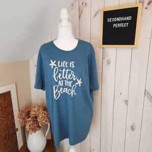 Bella Canvas Life is a Beach Graphic Tee